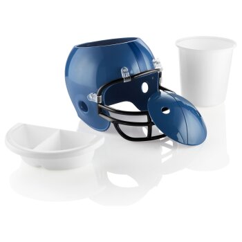 ERNESTO® Snackhelm, Football-Helm-Optik, herausnehmbare Behälter - B-Ware