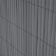 Ribelli Sichtschutzmatte Zaunsichtschutz PVC ca. 0,9 x 5 m anthrazit - B-Ware neuwertig