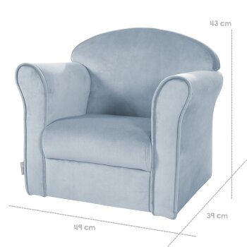roba Kindersessel Lil Sofa mit Armlehnen, Sky/Hellblau - B-Ware neuwertig
