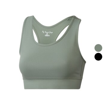 crivit Damen Sport-Bustier, Medium-Level, mit...