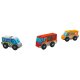 PLAYTIVE Holz Fahrzeug-Sets, 3-teilig, Modell 2021 (Einsatzfahrzeuge) - B-Ware neuwertig