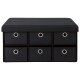 LIVARNO home Sitztruhe faltbar, mit 6 Fächern (anthrazit) - B-Ware neuwertig