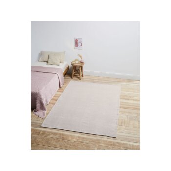 LIVARNO home Baumwollteppich, 140 x 200 cm (Grau) - B-Ware neuwertig