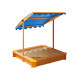 Playtive Holzsandkasten, mit Dach und Eisdiele - B-Ware neuwertig