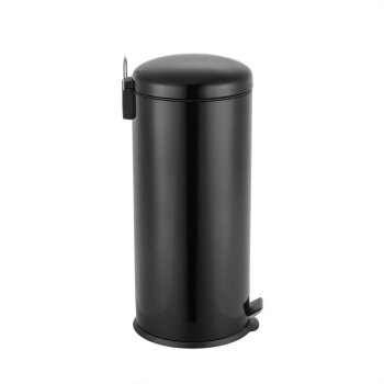 Ribelli Mülleimer, aus Edelstahl, 30 L, schwarz -...