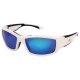 F2 Wassersportbrille Pro (weiß/blau) - B-Ware sehr gut