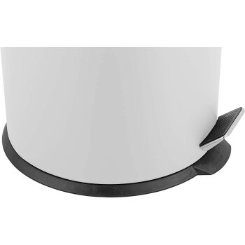 Ribelli Mülleimer, aus Edelstahl, 30L, rund, weiß - B-Ware neuwertig