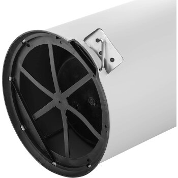 Ribelli Mülleimer, aus Edelstahl, 30L, rund, weiß - B-Ware neuwertig