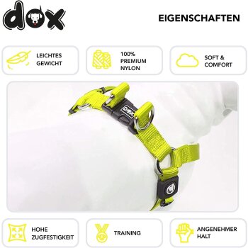DDOXX Hundegeschirr Nylon, Step-In, Verstellbar,...