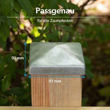 VIIRKUJA Pfostenkappen, 9 x 9 cm, 10 Stück - B-Ware sehr gut