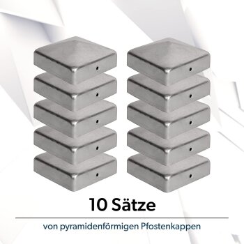 VIIRKUJA Pfostenkappen, 9 x 9 cm, 10 Stück - B-Ware sehr gut