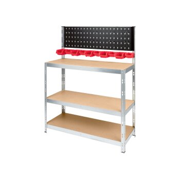 PARKSIDE® Schwerlastregal mit Werkzeugwand, 136 x 100 x 40 cm - B-Ware neuwertig
