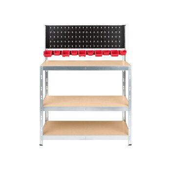 PARKSIDE® Schwerlastregal mit Werkzeugwand, 136 x 100 x 40 cm - B-Ware neuwertig