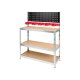 PARKSIDE® Schwerlastregal mit Werkzeugwand, 136 x 100 x 40 cm - B-Ware neuwertig