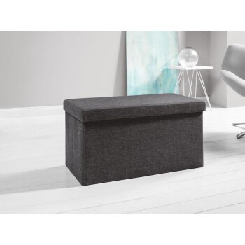 LIVARNO home Sitzbank mit Aufbewahrungsmöglichkeit, grau - B-Ware neuwertig