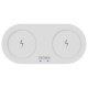 TRONIC® Ladepad Qi® Dual »TCPQ A1«, 20 W (Weiß) - B-Ware neuwertig