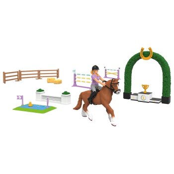 Playtive Animal Adventures Figuren-Set M (Reiterhof - Turnier) - B-Ware neuwertig