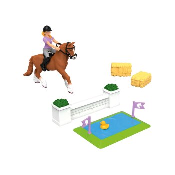 Playtive Animal Adventures Figuren-Set M (Reiterhof - Turnier) - B-Ware neuwertig
