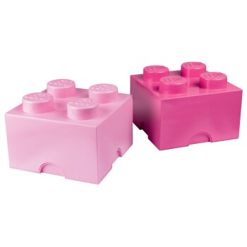 LEGO 4118 Aufbewahrungsboxen 2er Set, stapelbar, 2 x 4...