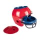 ERNESTO® Snackhelm, Football-Helm-Optik, herausnehmbare Behälter (rot) - B-Ware sehr gut