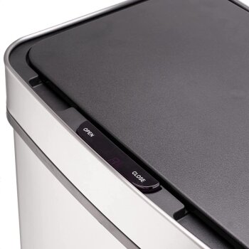 Ribelli Sensor Mülleimer, 4 Fächer, 72 L, silber - B-Ware neuwertig
