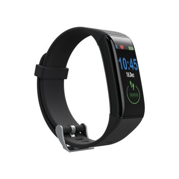 SILVERCREST® PERSONAL CARE Fitness Armband »SAS 89«, mit Pulsmessung und Farbdisplay (schwarz) - B-Ware sehr gut