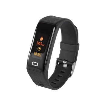 SILVERCREST® PERSONAL CARE Fitness Armband »SAS 89«, mit Pulsmessung und Farbdisplay (schwarz) - B-Ware sehr gut