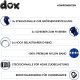 DDOXX Hundegeschirr Nylon, Step-In, Verstellbar, ausbruchsicher, S 1,5 x 45-63 cm, hellblau - B-Ware sehr gut