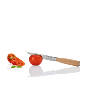 ERNESTO® Messer, mit Pflegeanleitung (Allzweck/Gemüsemesser mit Bamb) - B-Ware neuwertig