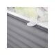 Lichtblick Plissee Haftfix, ohne Bohren, ab 50 x 130 cm (Grau, 90x130 cm) - B-Ware neuwertig
