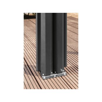 LIVARNO home Doppel Seitenmarkise, 160x600 cm, anthrazit - B-Ware neuwertig