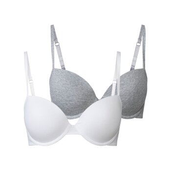 esmara® Damen Bügel-BHs, 2 Stück, gepaddete...