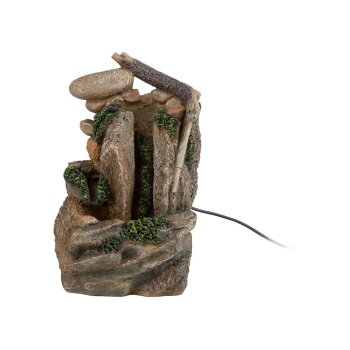 LIVARNO home Zimmerbrunnen, mit Beleuchtung (Felsen) - B-Ware neuwertig