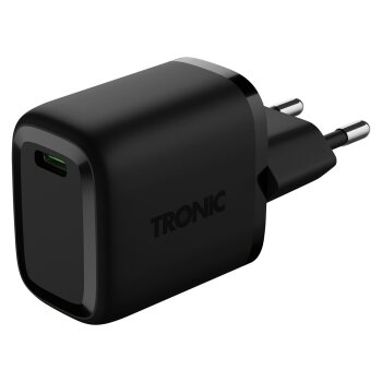 TRONIC® Ladepad QI Dual, mit Metallrahmen, inkl. 30 W Netzteil (Schwarz) - B-Ware sehr gut