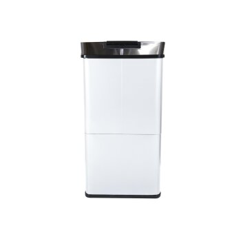 Ribelli Sensor-Mülleimer, mit 4 Fächern, 72 L, weiß - B-Ware sehr gut