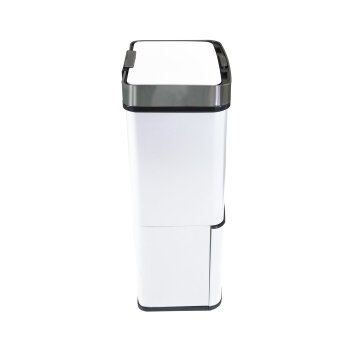 Ribelli Sensor-Mülleimer, mit 4 Fächern, 72 L, weiß - B-Ware sehr gut