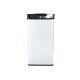 Ribelli Sensor-Mülleimer, mit 4 Fächern, 72 L, weiß - B-Ware sehr gut