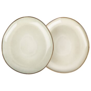 ERNESTO® Speiseteller-Set / Suppenteller-Set, 2-teilig - B-Ware