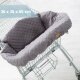 roba Einkaufswagenschutz für Babys inkl. Tragerucksack roba Style, grau - B-Ware sehr gut