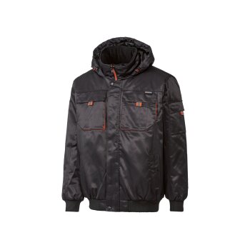 PARKSIDE® Herren Arbeitsblouson, wasserabweisend (schwarz/orange, XXL(60/62)) - B-Ware neuwertig