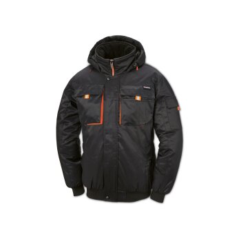 PARKSIDE® Herren Arbeitsblouson, wasserabweisend (schwarz/orange, XXL(60/62)) - B-Ware neuwertig