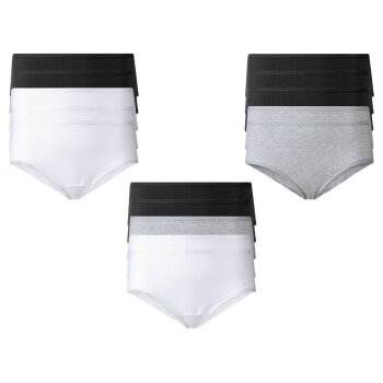 esmara® Damen Hipster, 5 Stück, hoher...