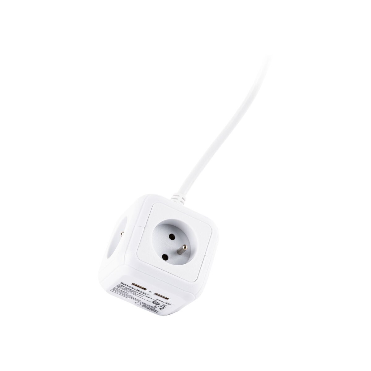 SILVERCREST® Steckdosenwürfel mit USB-Ports - B-Ware sehr gut, 12,00 €