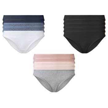 esmara® Damen Minislips, 5 Stück, hoher...