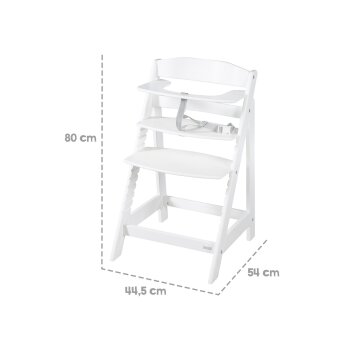 roba Treppenhochstuhl »Sit Up Flex«, herausnehmbares Fußbrett (weiß) - B-Ware sehr gut