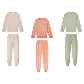 pepperts!® Kinder Mädchen Frottee-Pyjama, hoher...