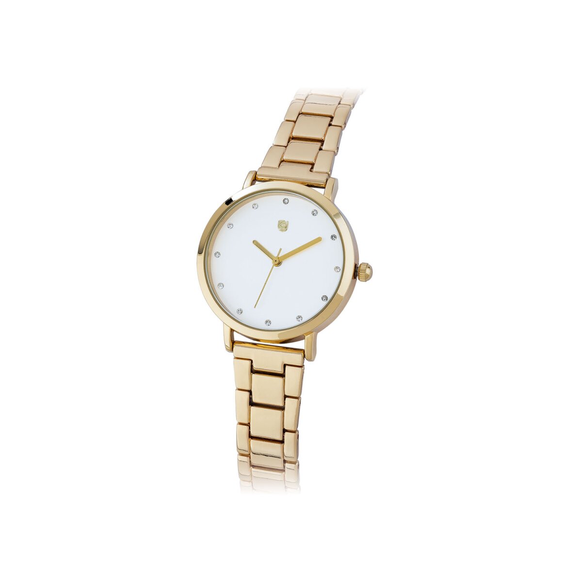 Armband (gold) B-Ware AURIOL® mit - Armbanduhr-Schmuckset, Damen € neuwertig, 2-teilig, 4,49