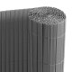 Ribelli Sichtschutzmatte, aus PVC, 100 x 500 cm, grau - B-Ware neuwertig