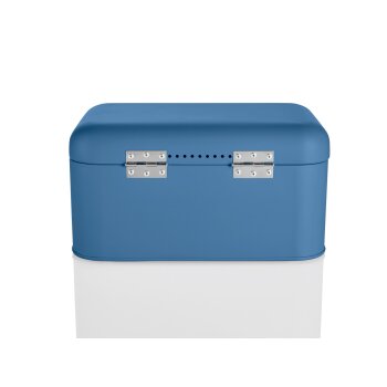 ERNESTO® Brotkasten mit Sichtfenster (blau) - B-Ware neuwertig