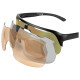 CRIVIT Sportbrille mit Wechselscheiben, für alle Sichtverhältnisse - B-Ware